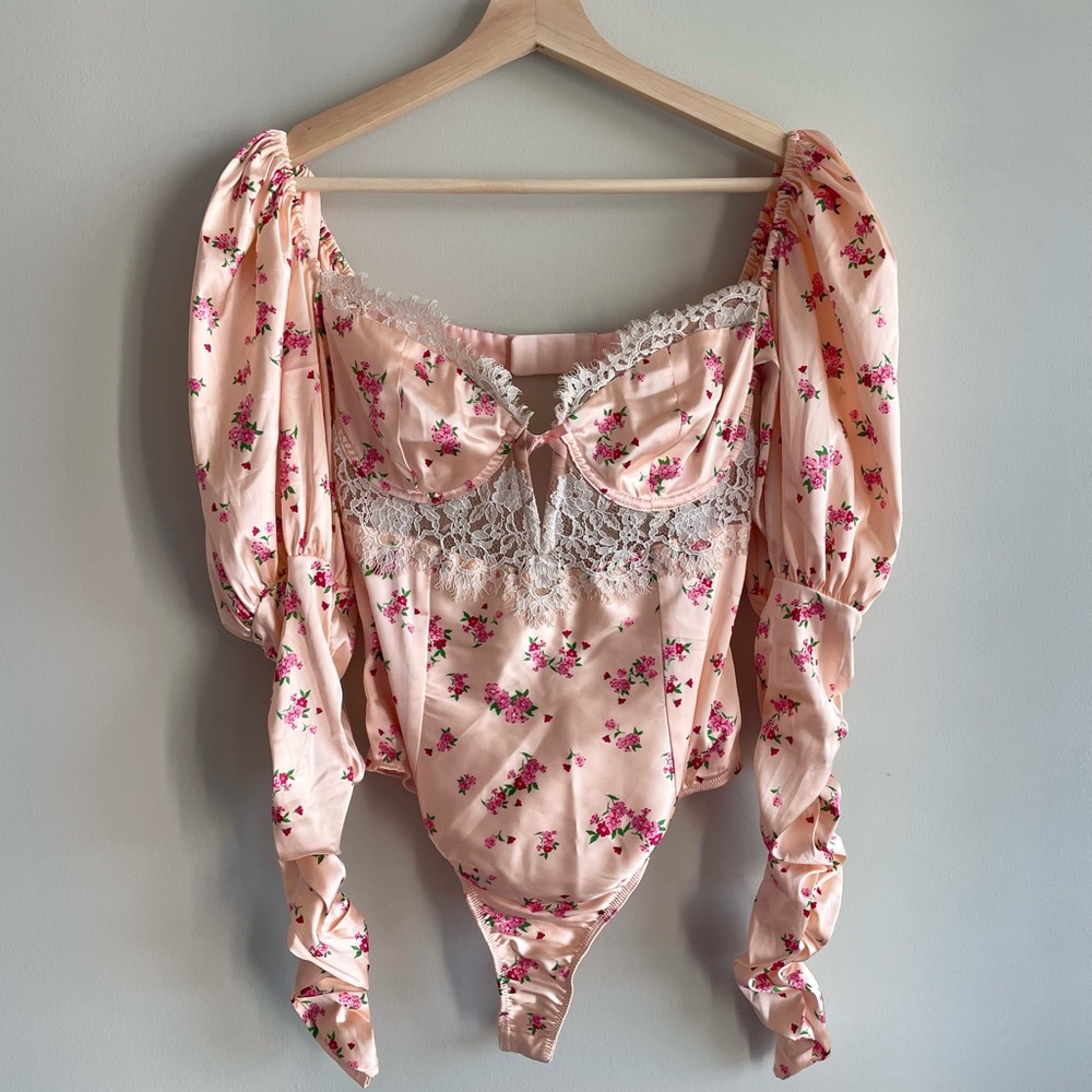 For Love and Lemons Aster Bodysuit